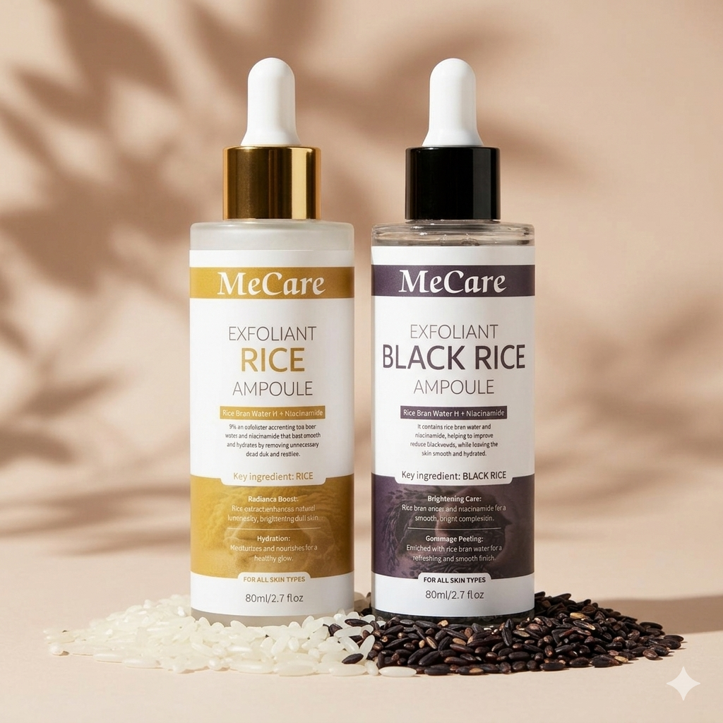 MeCare White & Black Rice Peel Shot Ampoule ( Premium )