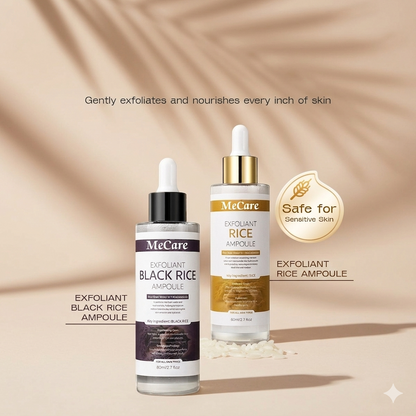 MeCare White & Black Rice Peel Shot Ampoule ( Premium )
