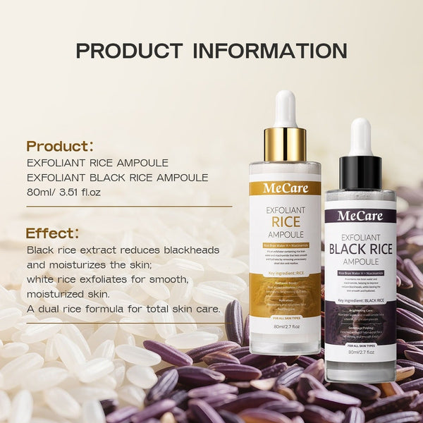 MeCare White & Black Rice Peel Shot Ampoule ( Premium )