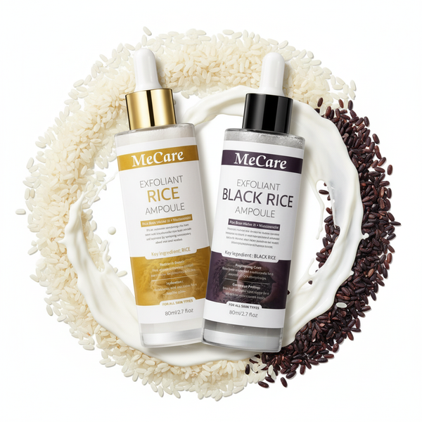 MeCare White & Black Rice Peel Shot Ampoule ( Premium )